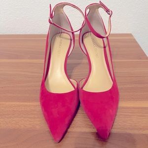 Ivanka Trump suede pumps